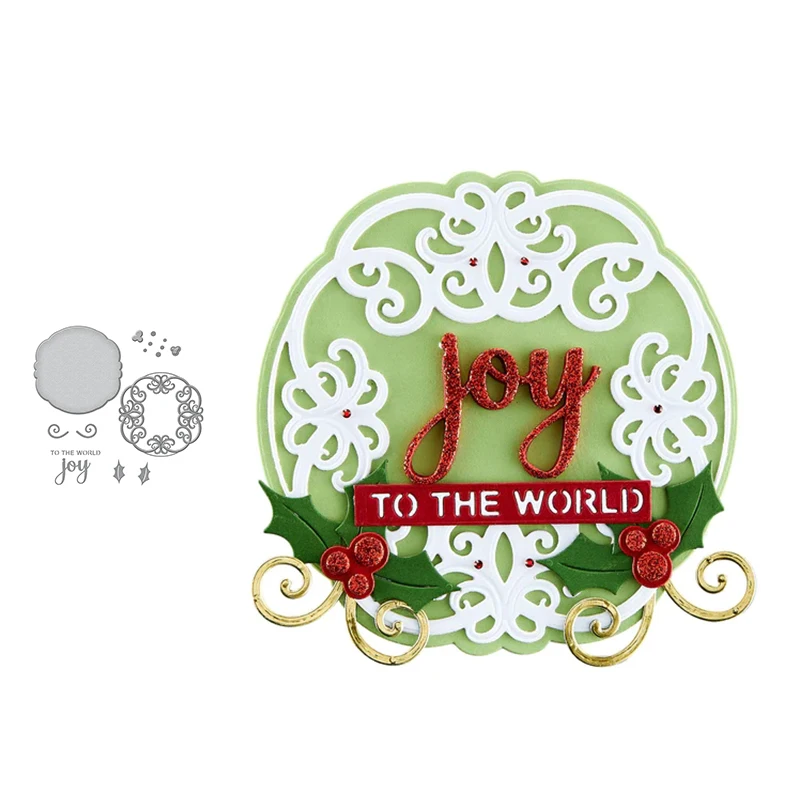 Joy Garland Background Letter Craft Metal Cutting Dies for Scrapbooking Stencil Mold Frame Punch Mould Decoration Template Model
Joy Garland Background Letter Craft Metal Cutting Dies for Scrapbooking Stencil Mold Frame Punch Mould Decoration Template Model