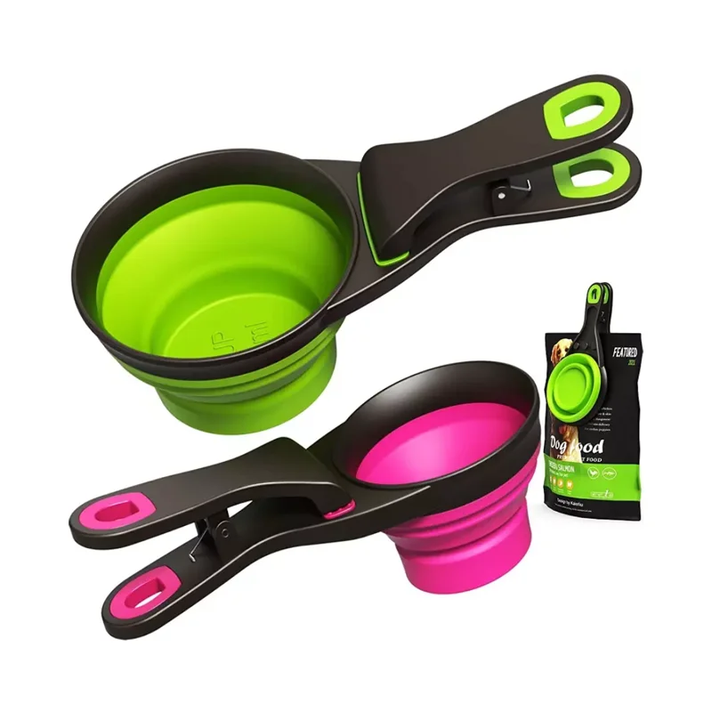 3 IN 1 Folding Pet Food Scooper Measuring Cup Feeder Pet Food Sealing Clip Foldable Bowl
3 IN 1 Folding Pet Food Scooper Measuring Cup Feeder Pet Food Sealing Clip Foldable Bowl
