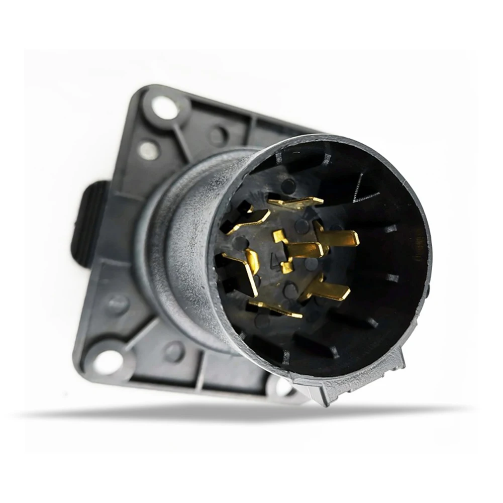 Car Trailer Socket Adapter 6-24V For Most 7-pin RVs And Trailers Wire Power Plug Socket Connector Accessory
Car Trailer Socket Adapter 6-24V For Most 7-pin RVs And Trailers Wire Power Plug Socket Connector Accessory