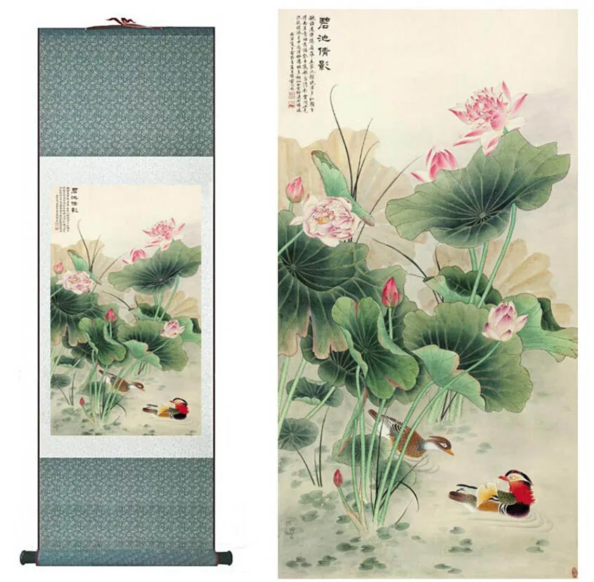 Traditional silk art painting Mandarin Duck and water lily Chinese Art Painting Home Office Decoration Chinese painting
Traditional silk art painting Mandarin Duck and water lily Chinese Art Painting Home Office Decoration Chinese painting