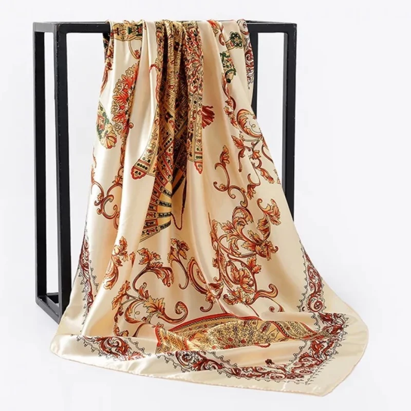 Sunscreen Kerchief 2022 Print Silk Scarves Fashion Colour Headcloth Four Seasons Luxury Square Bandannas Popular 90X90CM Shawls
Sunscreen Kerchief 2022 Print Silk Scarves Fashion Colour Headcloth Four Seasons Luxury Square Bandannas Popular 90X90CM Shawls