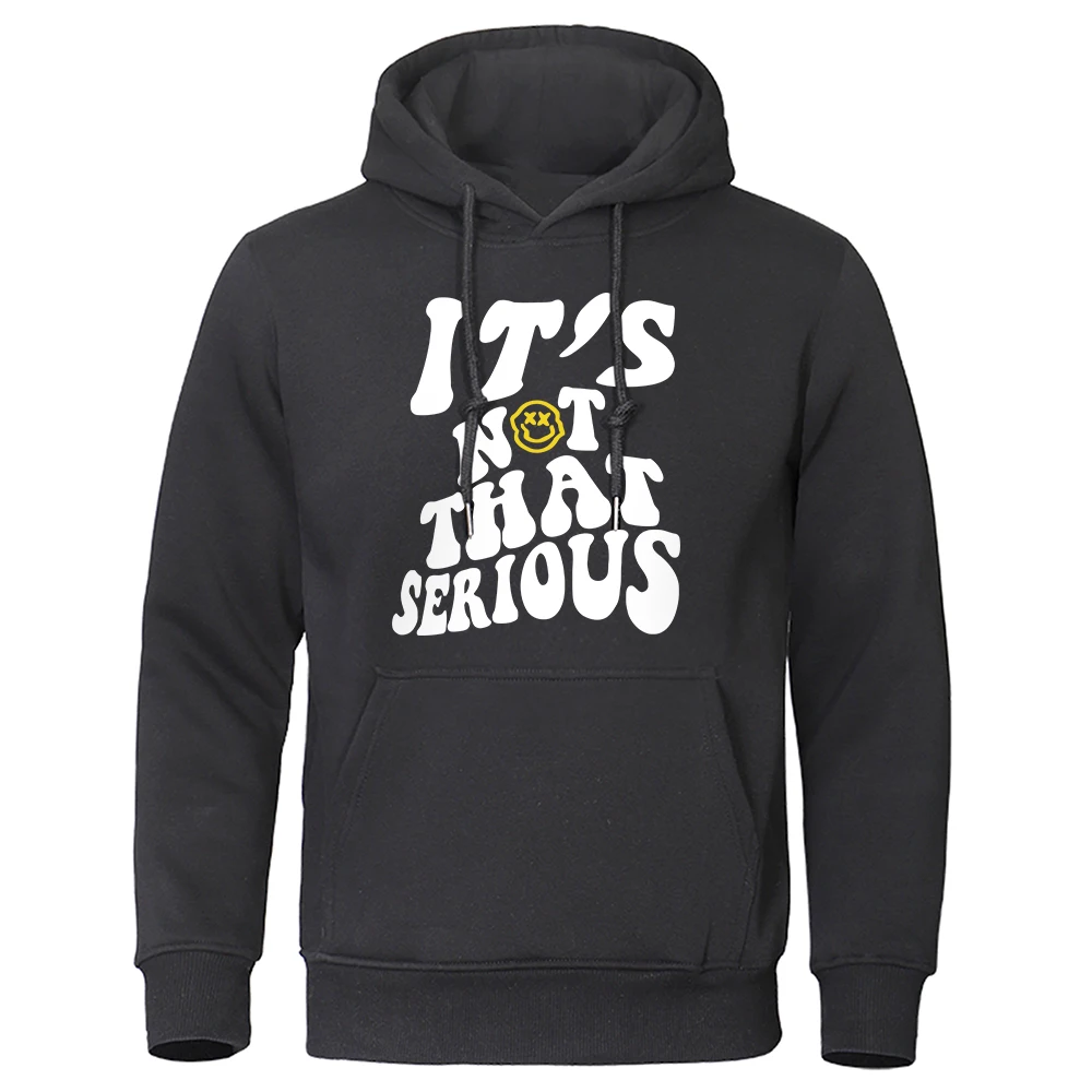 Not That Serious White Letter Pattern Men Hoodie Hip Hop Warm Sweatshirtfleece Hoody Street Crewneck Mens Clothing
Not That Serious White Letter Pattern Men Hoodie Hip Hop Warm Sweatshirtfleece Hoody Street Crewneck Mens Clothing