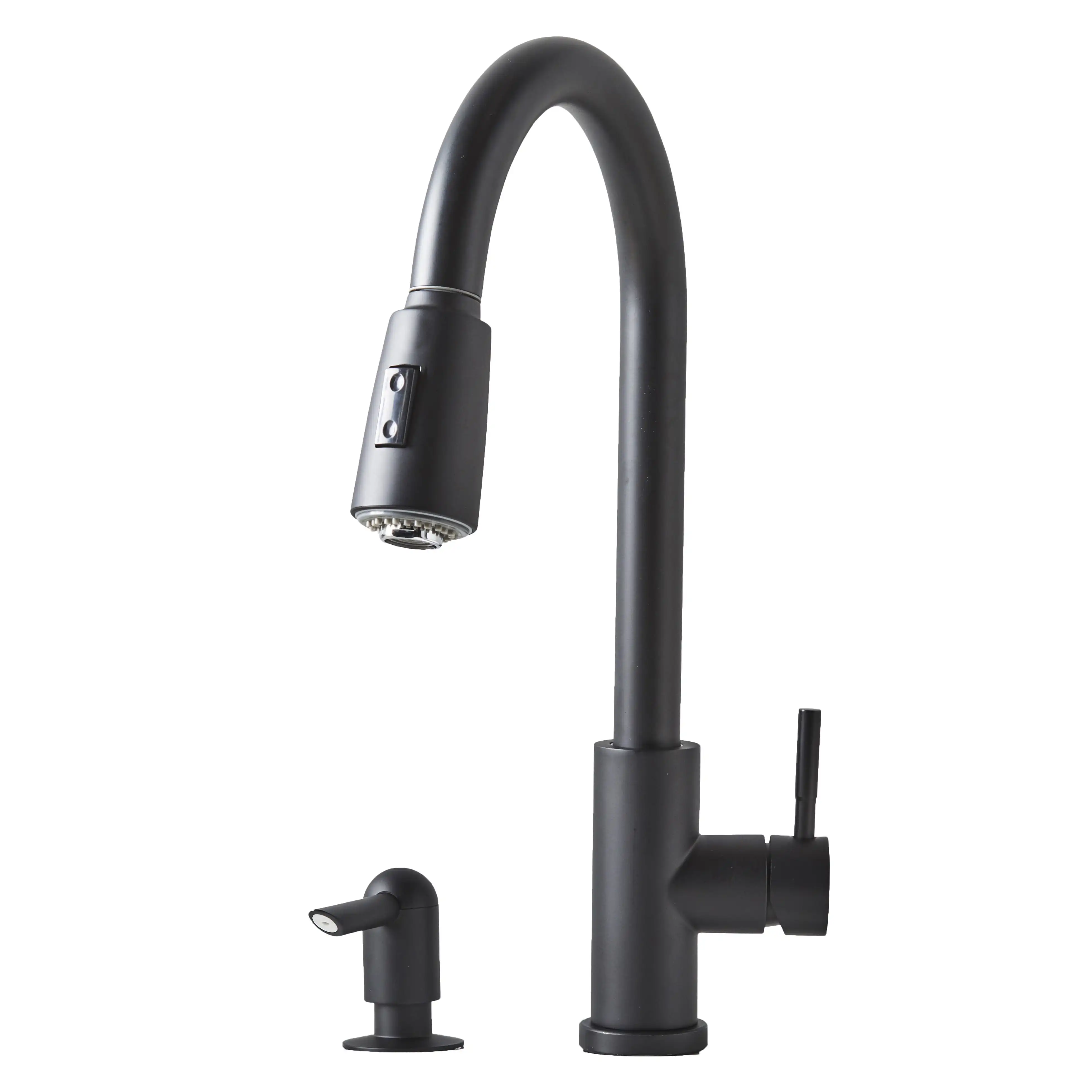 Better Homes & Gardens Elmont Pull Down Kitchen Sink Faucet with Soap Dispenser, Matte Blackmodern kitchen faucet
Better Homes & Gardens Elmont Pull Down Kitchen Sink Faucet with Soap Dispenser, Matte Blackmodern kitchen faucet