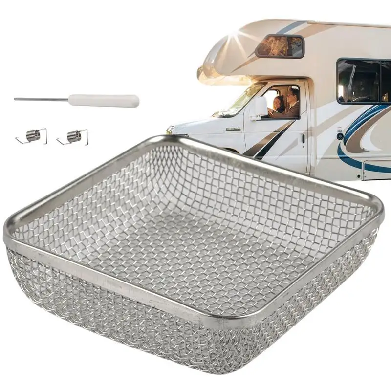 Сетчатая Крышка для вентиляционного отверстия водонагревателя Rv, сетка из нержавеющей стали, аксессуары для вентиляции Rv с пружинами и
Сетчатая Крышка для вентиляционного отверстия водонагревателя Rv, сетка из нержавеющей стали, аксессуары для вентиляции Rv с пружинами и