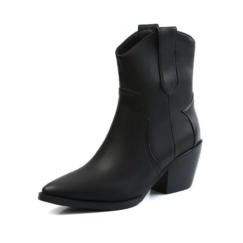 2022 Pointed Toe Western Cowgirl Boots Chelsea Ankle Boots Women Cowboy Calf High Boots Wedges Femal Shoes Botas Mujer 33-45 New
2022 Pointed Toe Western Cowgirl Boots Chelsea Ankle Boots Women Cowboy Calf High Boots Wedges Femal Shoes Botas Mujer 33-45 New