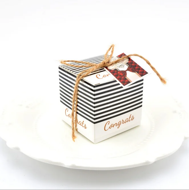 100pcs European Style Striped White & Black Wedding Favors Candy Boxes Party Gift Box Chocolate Box Giveaways Box
100pcs European Style Striped White & Black Wedding Favors Candy Boxes Party Gift Box Chocolate Box Giveaways Box