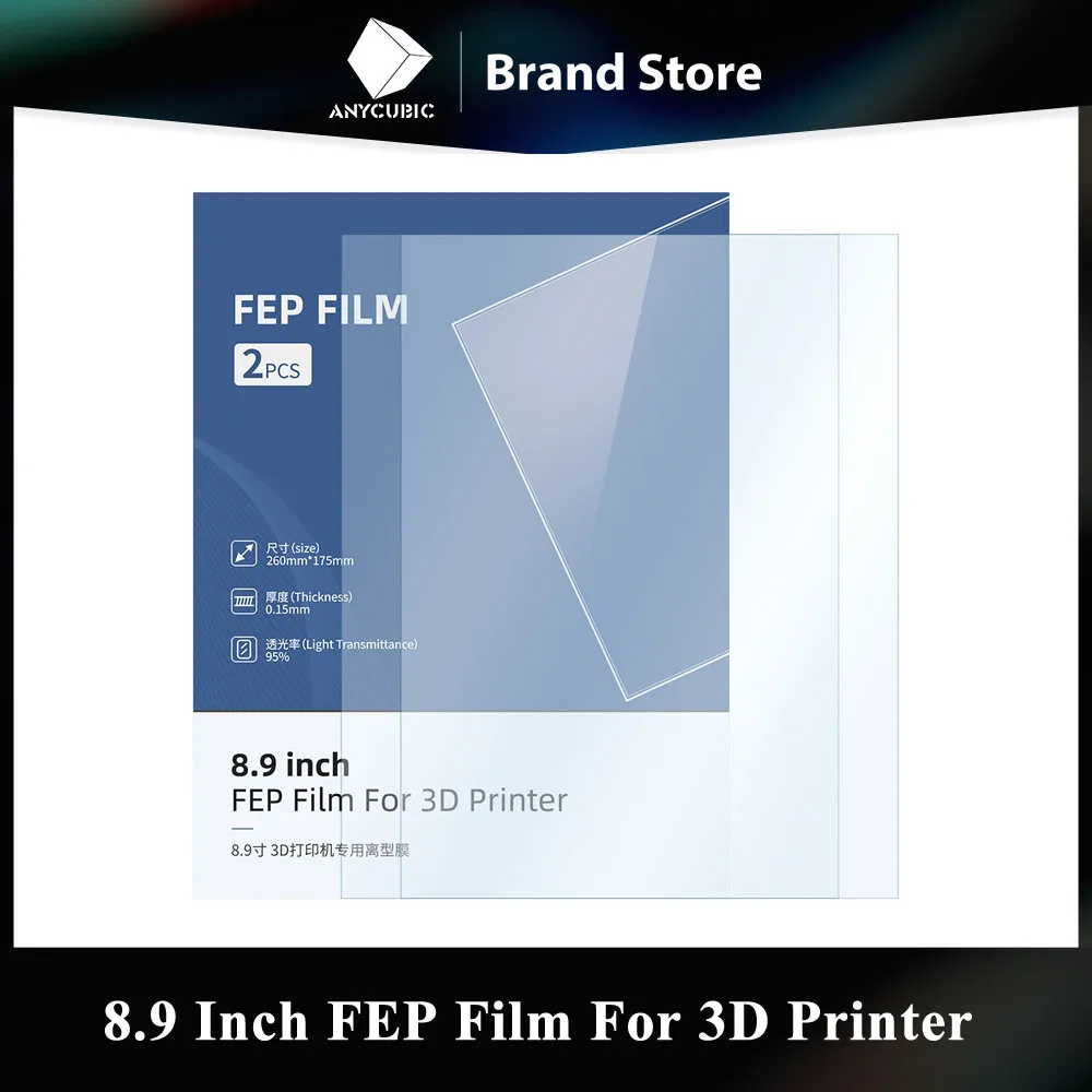 ANYCUBIC FEP Film For Photon Mono X Photon X Photon Mono X 6K Photon M3 Plus Photon Mono X2
ANYCUBIC FEP Film For Photon Mono X Photon X Photon Mono X 6K Photon M3 Plus Photon Mono X2