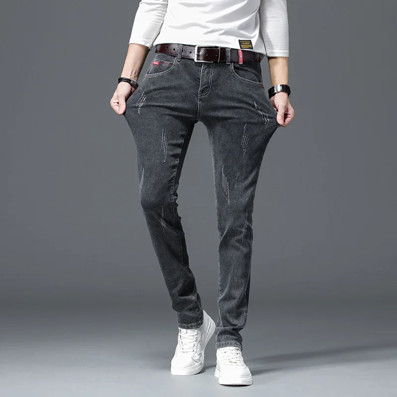 2022 new Korean arrival high quality casual slim elastic black jeans men ,men's pencil pants ,skinny jeans men
2022 new Korean arrival high quality casual slim elastic black jeans men ,men's pencil pants ,skinny jeans men