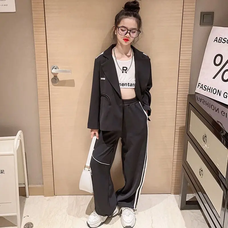 2023 New Teenage Casual Outfits 4-14Year Girls Blazer Suits Clothing Sets Spring Autumn Kids Jackets+Pants Fashion Solid Forma
2023 New Teenage Casual Outfits 4-14Year Girls Blazer Suits Clothing Sets Spring Autumn Kids Jackets+Pants Fashion Solid Forma
