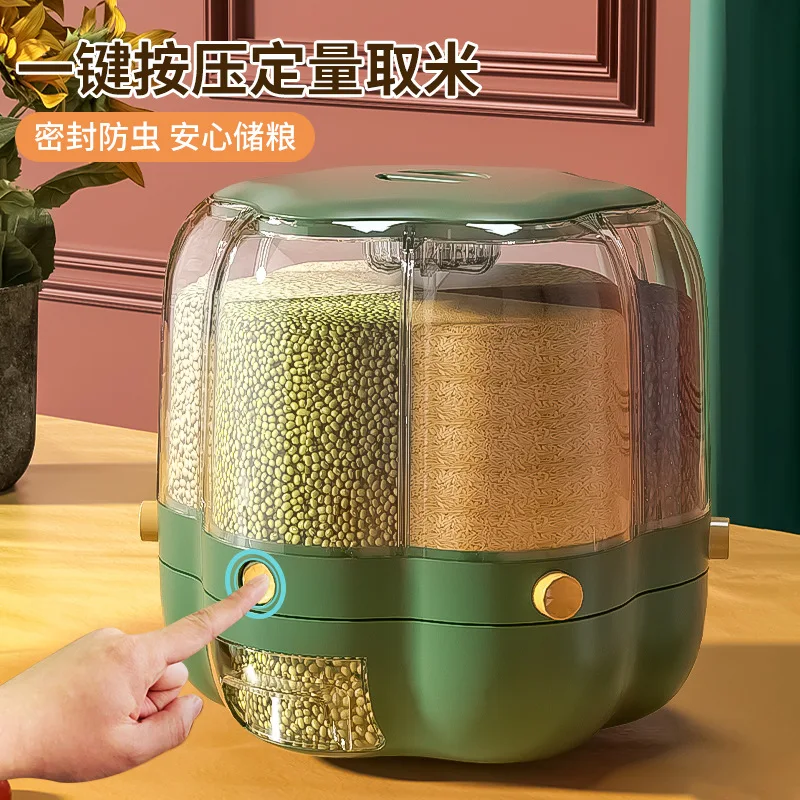 Grains rice barrel separate storage box Artifact food rotary storage tank food-grade household bean storage tank
Grains rice barrel separate storage box Artifact food rotary storage tank food-grade household bean storage tank