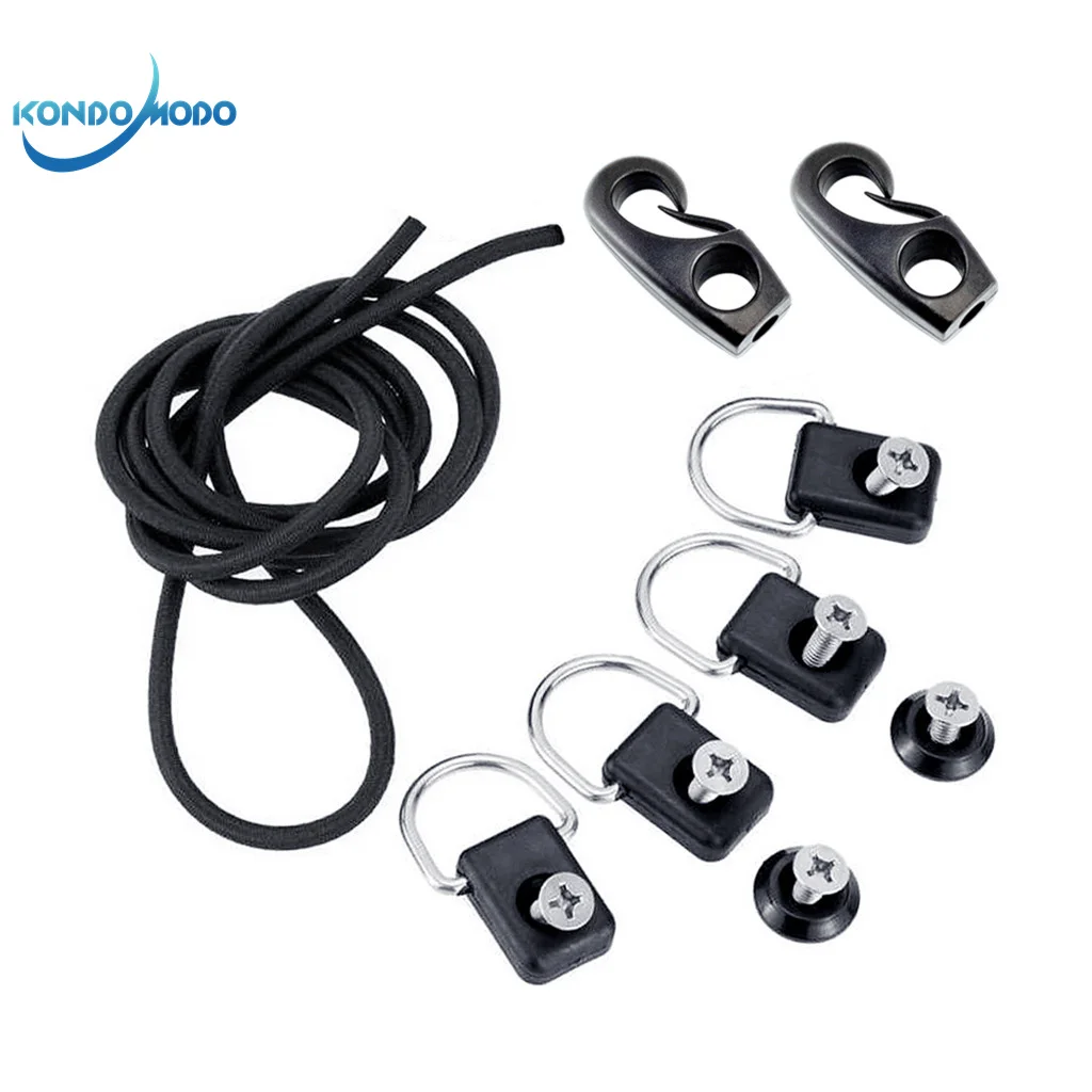 Marine Deck Rigging Kit Bungee Cord End D-Ring Round Rope Deck Line Guides for Kayak Boat Canoe Outfitting Rowing Dinghy Rigging
Marine Deck Rigging Kit Bungee Cord End D-Ring Round Rope Deck Line Guides for Kayak Boat Canoe Outfitting Rowing Dinghy Rigging