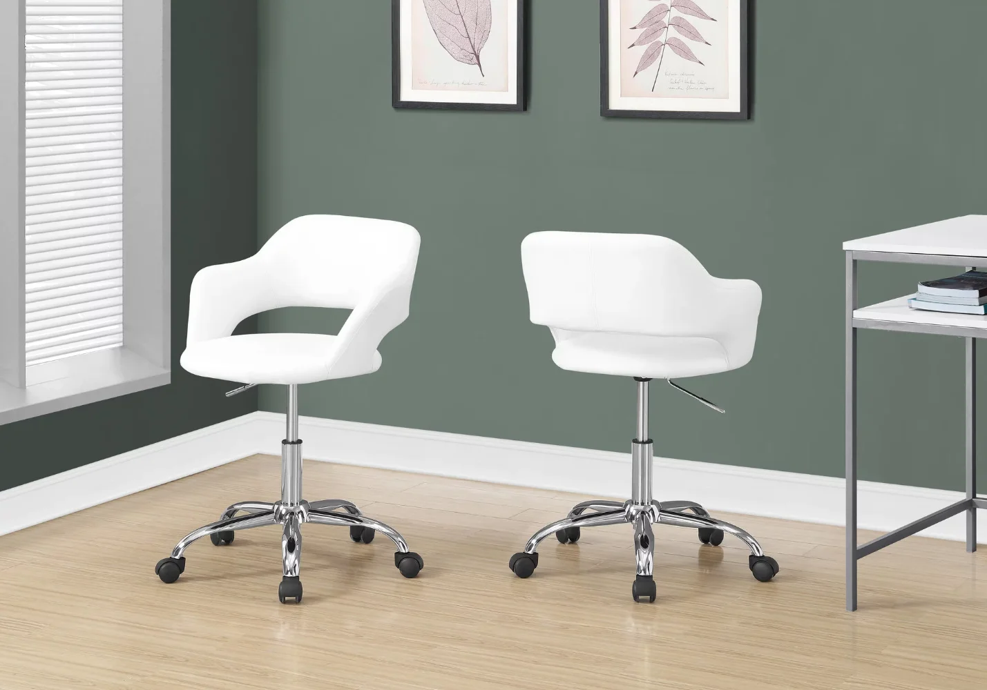 Office Chair, Adjustable Height, Swivel, Ergonomic, Armrests, Computer Desk, Work, Metal, Pu Leather Look, White
Office Chair, Adjustable Height, Swivel, Ergonomic, Armrests, Computer Desk, Work, Metal, Pu Leather Look, White