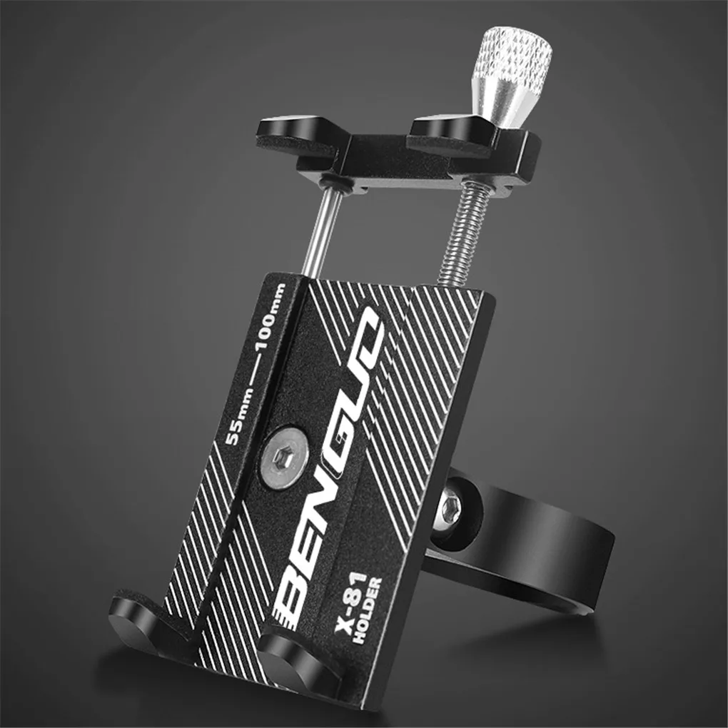 Aluminum Bicycle Handlebar Phone Holder Skid-proof Bike Phone Bracket Rotatable Motorbike Cellphone Stand Black
Aluminum Bicycle Handlebar Phone Holder Skid-proof Bike Phone Bracket Rotatable Motorbike Cellphone Stand Black