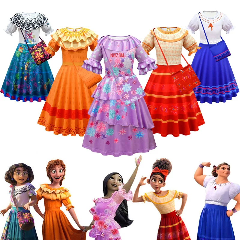 2022 New Charm Mirabell Madrid Animation Costume Girls Princess Dress Halloween Carnival Cosplay Costume Luisa Madrigal Cosplay
2022 New Charm Mirabell Madrid Animation Costume Girls Princess Dress Halloween Carnival Cosplay Costume Luisa Madrigal Cosplay