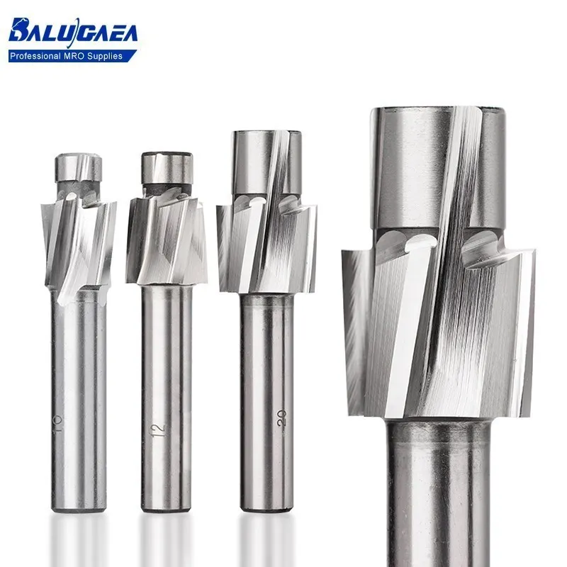 4 Teeth Sliver HSS Counterbore End Mill M3-M20 Pilot Slotting Tool Milling Cutter Countersink End Mills Router Bit
4 Teeth Sliver HSS Counterbore End Mill M3-M20 Pilot Slotting Tool Milling Cutter Countersink End Mills Router Bit
