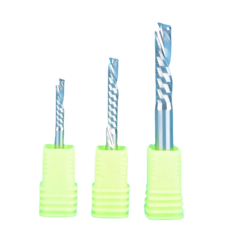 5Pcs 3.175/4/6/8mm AAA UP &DOWN Cut single Flute Spiral Carbide Mill Tool Cutters for Compression Wood End Mill Cutter Bits
5Pcs 3.175/4/6/8mm AAA UP &DOWN Cut single Flute Spiral Carbide Mill Tool Cutters for Compression Wood End Mill Cutter Bits