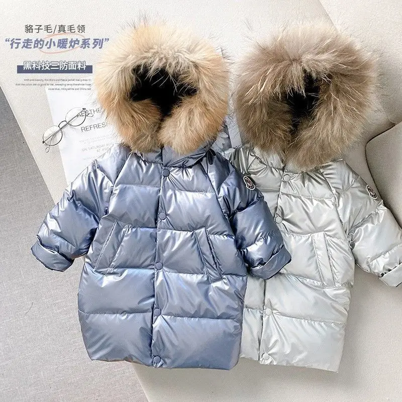 Autumn and Winter Waterproof and Anti-Fouling Children Fur Colla Down Jacket Boys and Girls Outdoor Play Anti-Dirty Down Jacket
Autumn and Winter Waterproof and Anti-Fouling Children Fur Colla Down Jacket Boys and Girls Outdoor Play Anti-Dirty Down Jacket