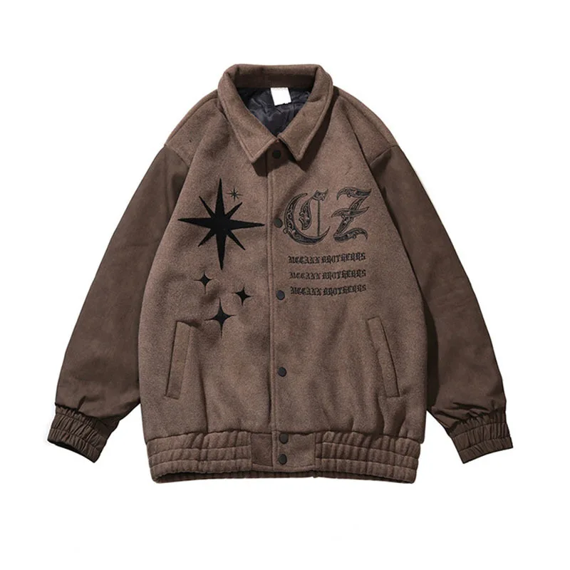 New Fashion Letter Printed Bomber Jackets Men Women Turn-down Collar Spring Autumn Cardigan Hip Hop Loose Casual Coats Tops
New Fashion Letter Printed Bomber Jackets Men Women Turn-down Collar Spring Autumn Cardigan Hip Hop Loose Casual Coats Tops
