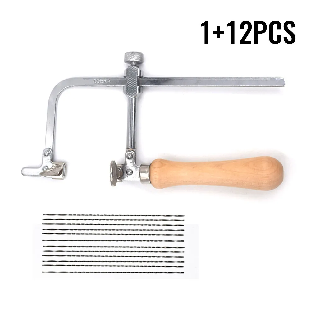 Blade Pull Saw 13pcs/set U Shape 75*200 Adjustable Tightness Curves Detachable For Cutting For Jewelry Repair Handle
Blade Pull Saw 13pcs/set U Shape 75*200 Adjustable Tightness Curves Detachable For Cutting For Jewelry Repair Handle