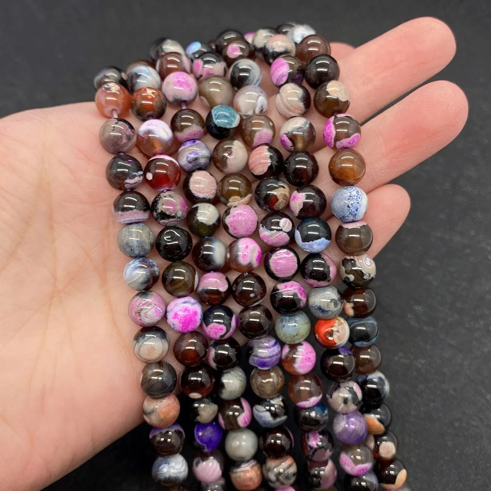 Natural Stone Two-color Fire Agate Bead 6-10mm Round Beads Charm Jewelry DIY Men and Women Necklace Bracelet Earring Accessorie
Natural Stone Two-color Fire Agate Bead 6-10mm Round Beads Charm Jewelry DIY Men and Women Necklace Bracelet Earring Accessorie