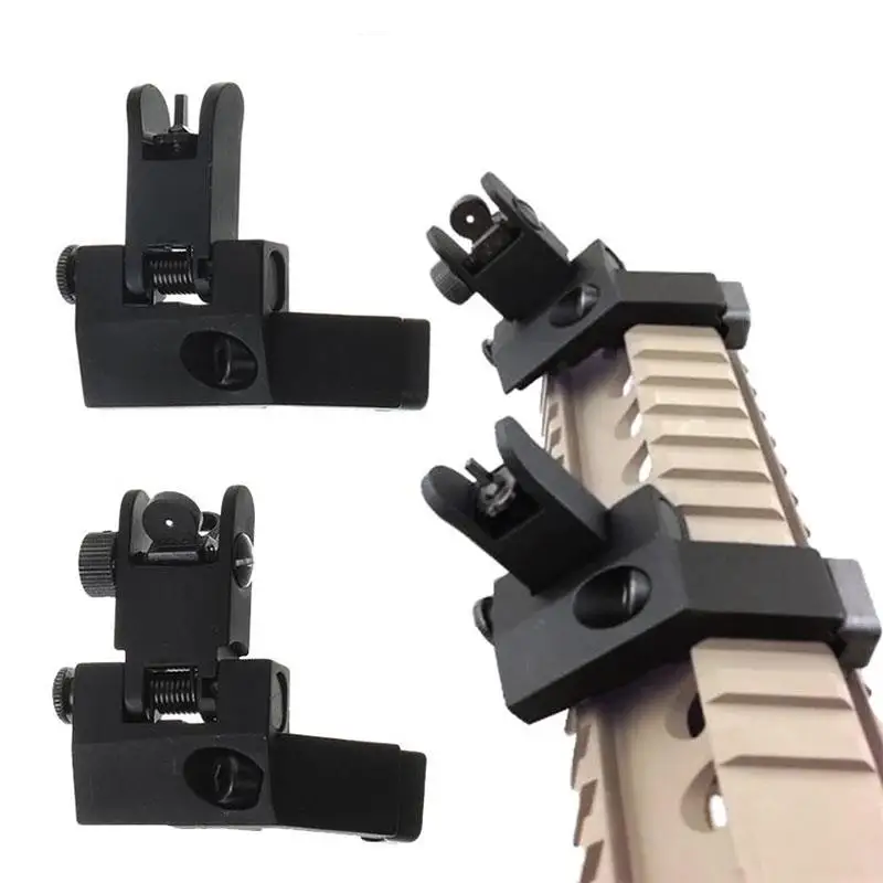 Tactical AR15 Rifle Front and Rear Flip Up 45 Degree Offset Fast Conversion Rear Sight
Tactical AR15 Rifle Front and Rear Flip Up 45 Degree Offset Fast Conversion Rear Sight