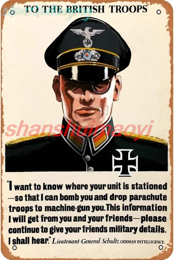 Военный пропагандистский немецкий (11-12) постер с оружием и военный винтажный жестяной металлический знак 8x12 дюймов Настенный декор ВСЕ
Военный пропагандистский немецкий (11-12) постер с оружием и военный винтажный жестяной металлический знак 8x12 дюймов Настенный декор ВСЕ