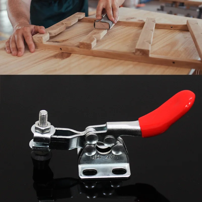 GH-201 Horizontal Toggle Clamp Quick-Release Toggle Clamps Set 27KG Vertical Toggle Clamp Hand Clip Tool Dropshipping
GH-201 Horizontal Toggle Clamp Quick-Release Toggle Clamps Set 27KG Vertical Toggle Clamp Hand Clip Tool Dropshipping
