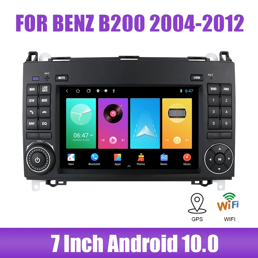 7Inch Auto Audio Car Multimedia Player Android 10.0 2 Din For Mercedes Benz B200 2004-2012 W169 W639 Viano W906 Sprinter
7Inch Auto Audio Car Multimedia Player Android 10.0 2 Din For Mercedes Benz B200 2004-2012 W169 W639 Viano W906 Sprinter