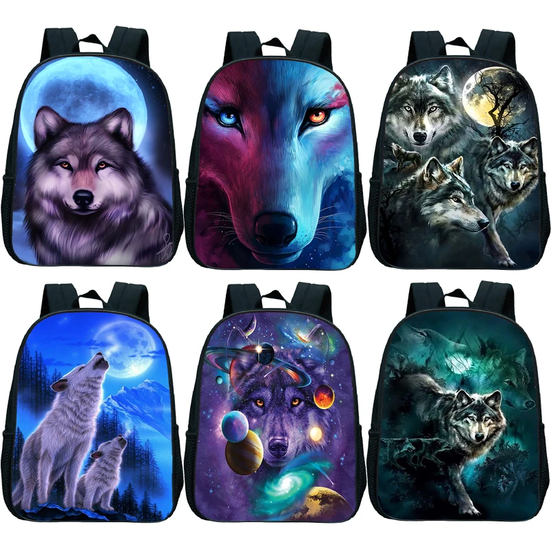 Animal Wolf Backpacks Mochila Child Primary School Backpack Kindergarten Casual Cartoon Knapsack Kids 3D Printing School Bags
Animal Wolf Backpacks Mochila Child Primary School Backpack Kindergarten Casual Cartoon Knapsack Kids 3D Printing School Bags