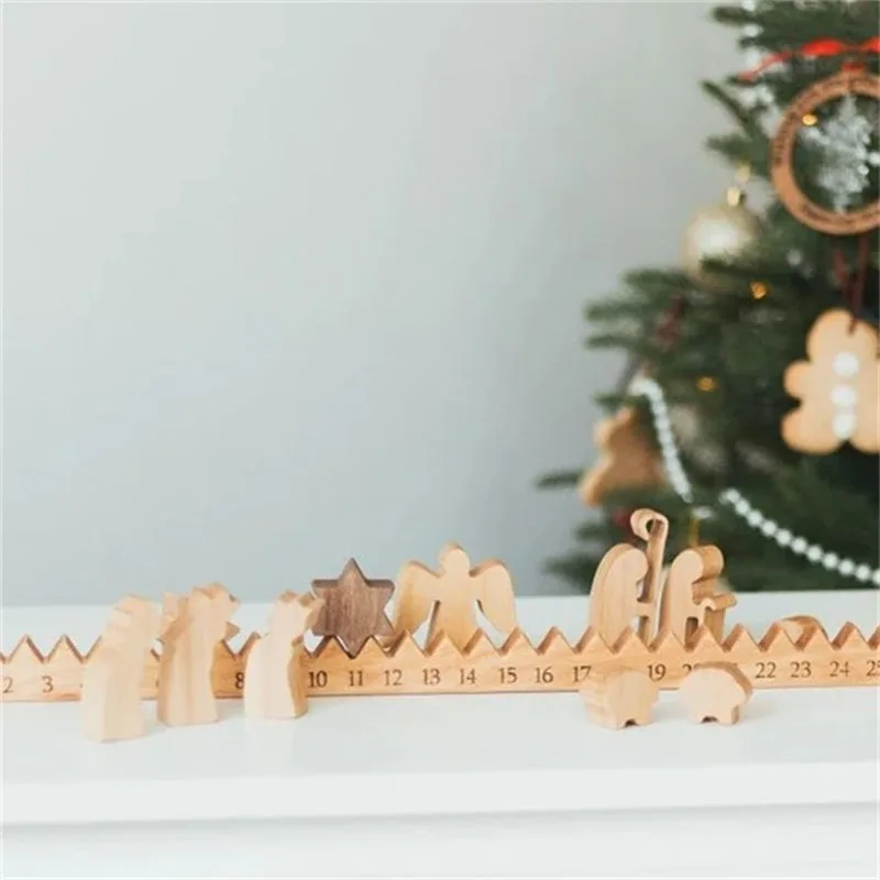 1 Set Wooden Advent Calendar For Christmas Decoration Desktop Living Room Office Ornament Accessories Xmas Decor 47cm
1 Set Wooden Advent Calendar For Christmas Decoration Desktop Living Room Office Ornament Accessories Xmas Decor 47cm