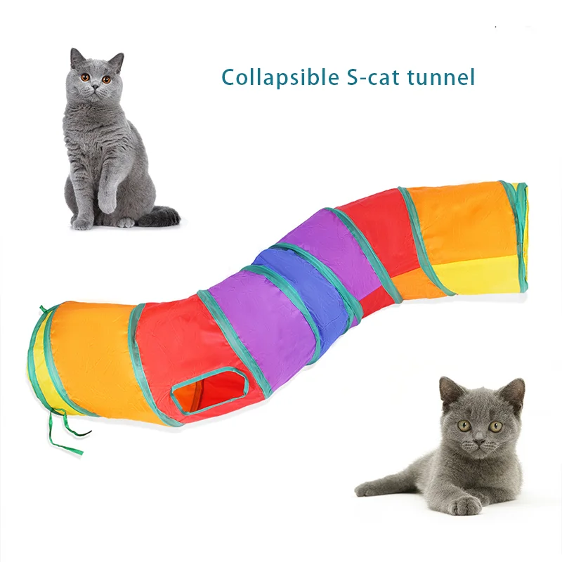 New Color Patchwork Pet Cat Tunnel Foldable Practical Pet Toy Pet Exercising Hiding Training Tools Indoor Outdoor Cat Supplies
New Color Patchwork Pet Cat Tunnel Foldable Practical Pet Toy Pet Exercising Hiding Training Tools Indoor Outdoor Cat Supplies
