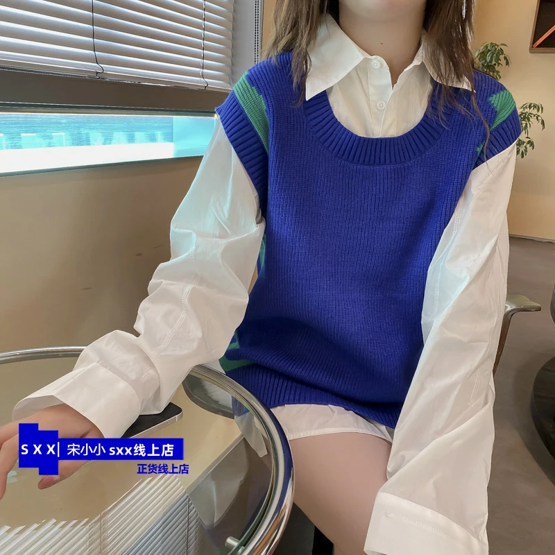 ADER ERROR knitted vest spring and autumn couples loose collision color men and women bottoming sleeveless undershirt tide
ADER ERROR knitted vest spring and autumn couples loose collision color men and women bottoming sleeveless undershirt tide