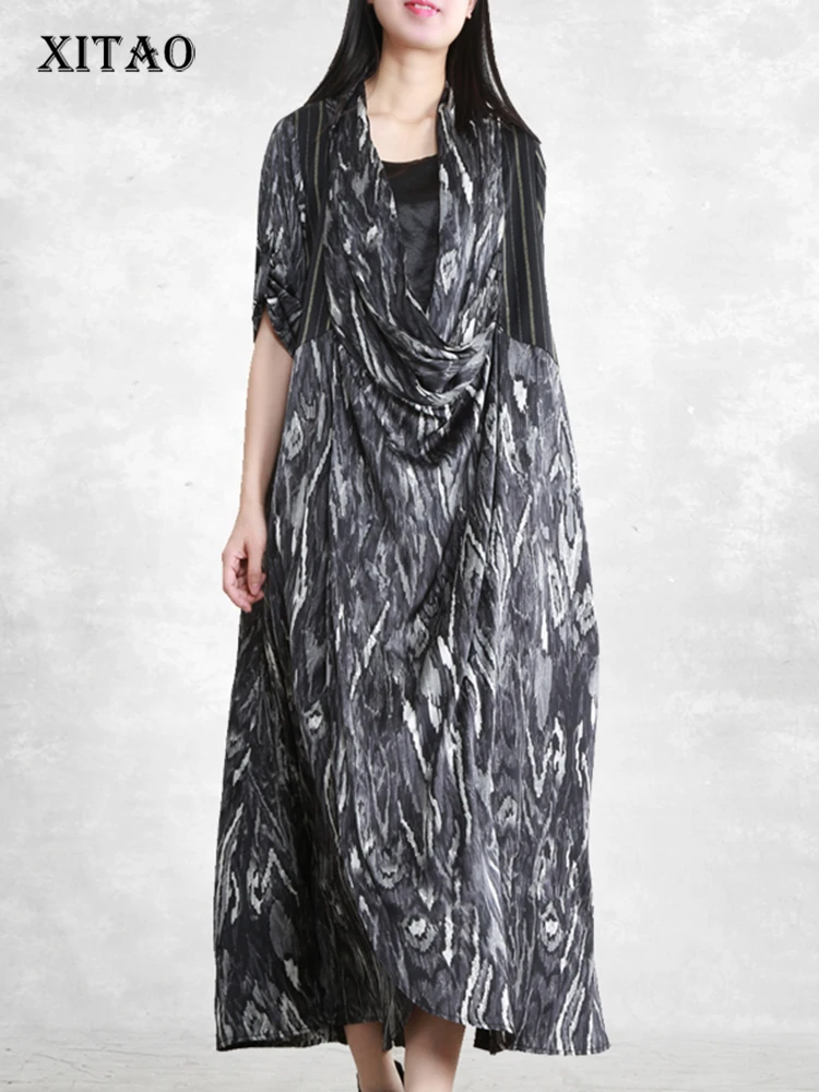 XITAO Vintage Dress Fashion Look Thin and Drape Irregularly 2022 Spring Pleated Hem Casual Style Minority Dress WMD4574
XITAO Vintage Dress Fashion Look Thin and Drape Irregularly 2022 Spring Pleated Hem Casual Style Minority Dress WMD4574