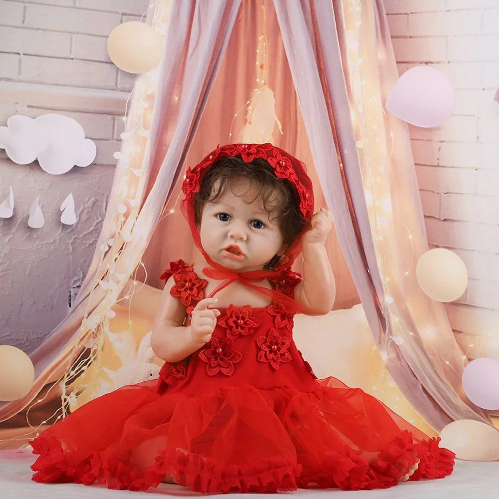 58CM Bebe Reborn Dolls Reborn Toddler Princess Saskia Hand-Detailed Painting 3D Skin Tone Collectible Art Doll Visible Venis
58CM Bebe Reborn Dolls Reborn Toddler Princess Saskia Hand-Detailed Painting 3D Skin Tone Collectible Art Doll Visible Venis