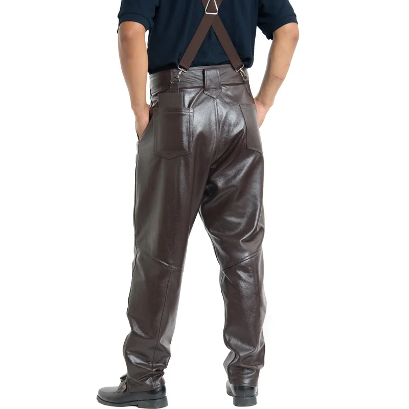 Cowhide Luxury Brown Mens Trousers Plus Size Loose Genuine Real Leather Pants Man Zippers Motorcycle Riding Pants Winter Warm
Cowhide Luxury Brown Mens Trousers Plus Size Loose Genuine Real Leather Pants Man Zippers Motorcycle Riding Pants Winter Warm