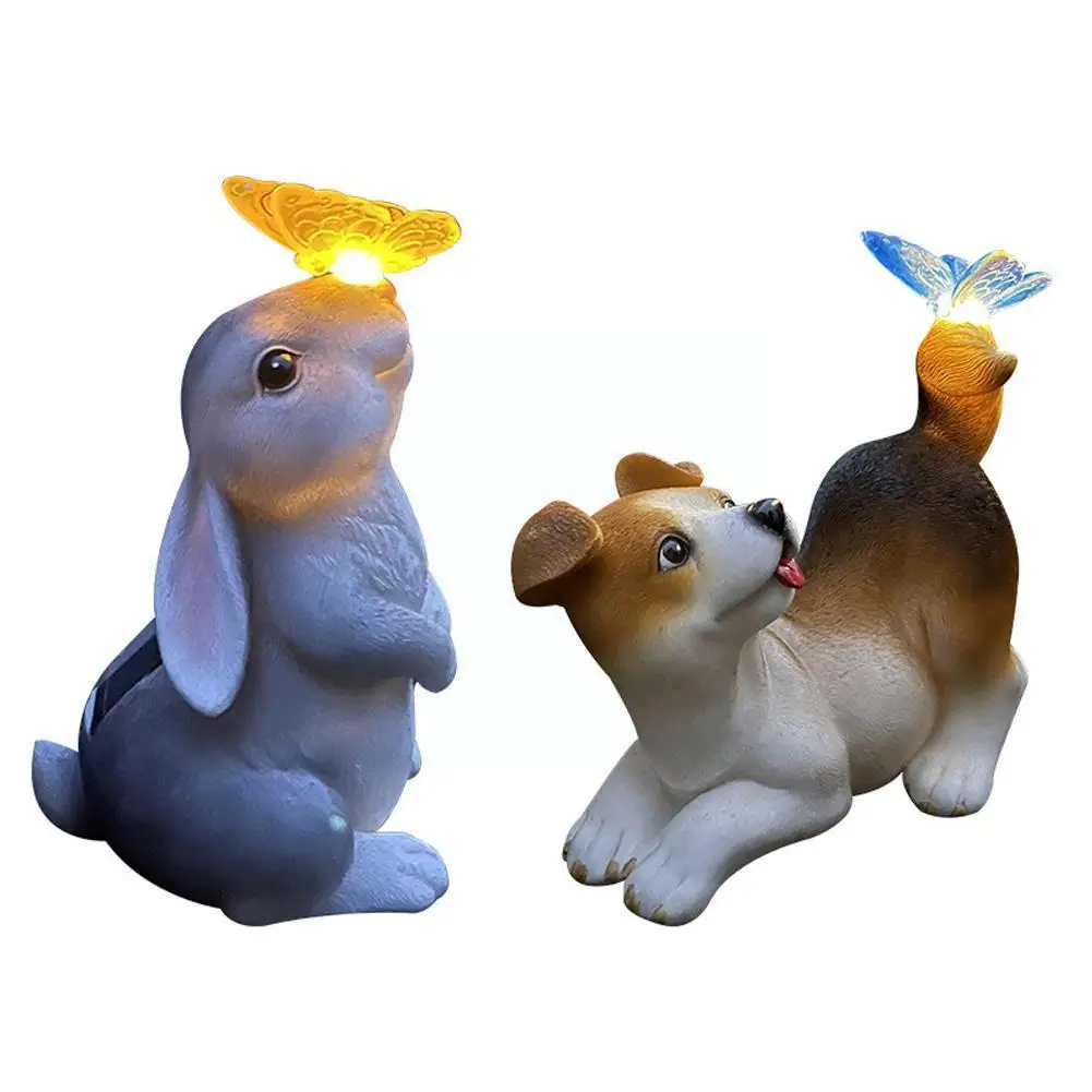 Полимерная лампа на солнечной энергии, украшения для кроликов и собак, садовые украшения для дома U4g3
Полимерная лампа на солнечной энергии, украшения для кроликов и собак, садовые украшения для дома U4g3