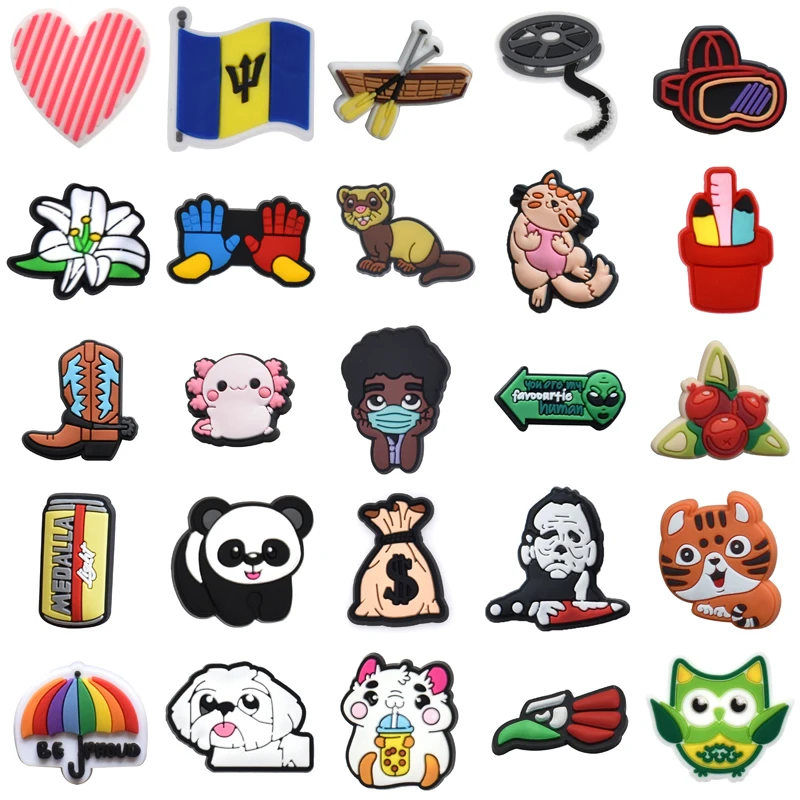 Gifts Girl Men Shoe Charms Shoes Accessories Decorations for Crocs Boy Packs Kids Para Pins Set Jeans Women Charm Wholesale Bulk
Gifts Girl Men Shoe Charms Shoes Accessories Decorations for Crocs Boy Packs Kids Para Pins Set Jeans Women Charm Wholesale Bulk