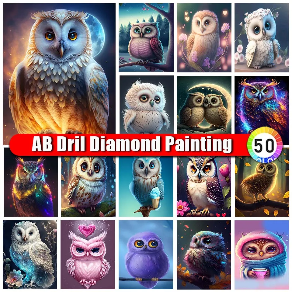 Zipper Bag AB Diamond Painting Cute Owl Diamond Embroidery Animal Cross Stitch Cartoon Full Drill Rhinestone Art Gift Home Decor
Zipper Bag AB Diamond Painting Cute Owl Diamond Embroidery Animal Cross Stitch Cartoon Full Drill Rhinestone Art Gift Home Decor