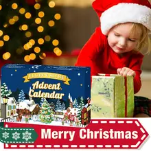 Christmas Countdown Calendar 2023 24Pcs Adventure Calendar Christmas Gift Box For Children Boys Girls Adults Birthday Gifts