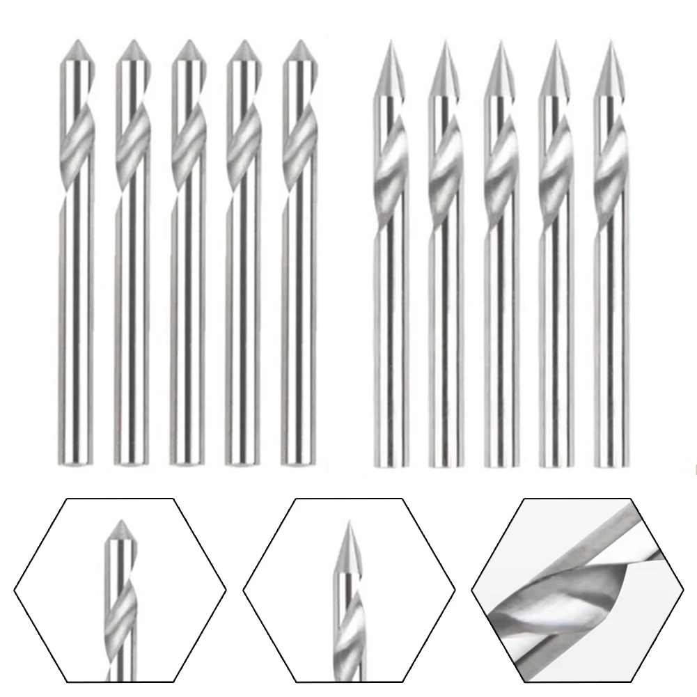 10pcs 1/8 Inch Round Shank Milling Cutter CNC Router V Bits 30&60 Degree Carbide Alloy V Groove Router Bit Tip 0.1mm Woodworking
10pcs 1/8 Inch Round Shank Milling Cutter CNC Router V Bits 30&60 Degree Carbide Alloy V Groove Router Bit Tip 0.1mm Woodworking
