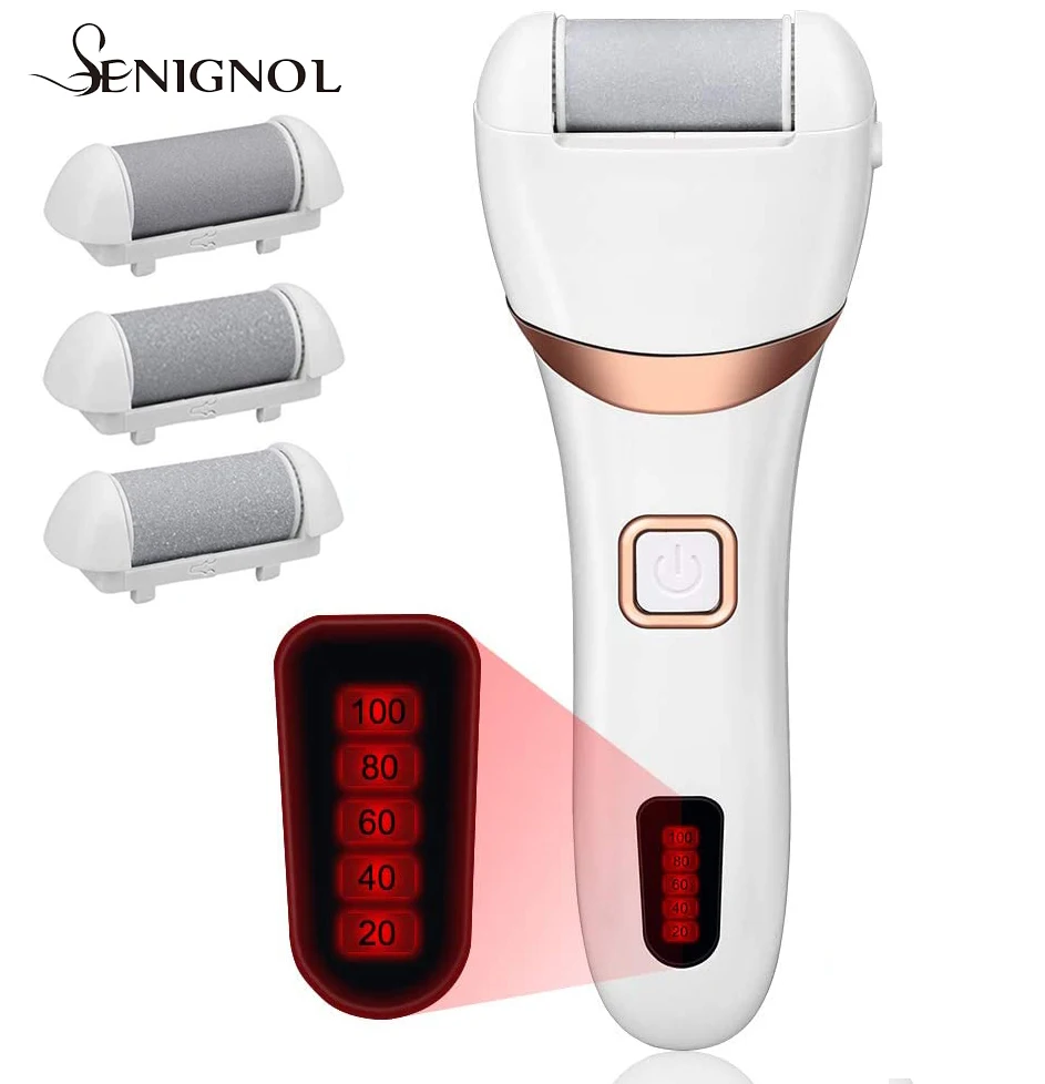 SENIGNOL Rechargeable Electric Callus Remover Machine Pedicure Device Foot File Foot Care Tool for Heels Remove Dead Skin Tool
SENIGNOL Rechargeable Electric Callus Remover Machine Pedicure Device Foot File Foot Care Tool for Heels Remove Dead Skin Tool