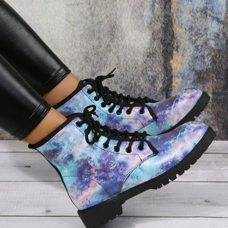 Women Short Boots 2022 New Fashion Lace Up Galaxy Boots Women Shoes Women's Boots Comfortable Boots Women Zapatos De Mujer
Women Short Boots 2022 New Fashion Lace Up Galaxy Boots Women Shoes Women's Boots Comfortable Boots Women Zapatos De Mujer