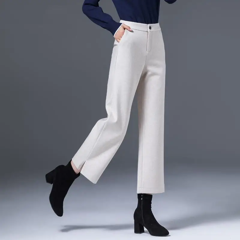 Women Warm 2023 New Autumn Winter Thick Fashion Solid Pants Female Casual Korean Style Sweatpants Loose Wide Leg Trousers A95
Women Warm 2023 New Autumn Winter Thick Fashion Solid Pants Female Casual Korean Style Sweatpants Loose Wide Leg Trousers A95
