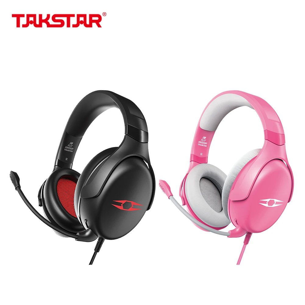 

Takstar FLIT Wired Gaming Headset Over-Ear Stereo Headphones with Noise Cancelling Mic Bass Surround for Laptop Mac Nintendo PS4