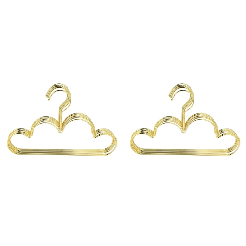 HOT-20Pcs Hangers Non Slip Metal Toddlers Clothes Hanger Golden Kids Cloud Shape Coat Hanger Clothing Storage Organizer Rack
HOT-20Pcs Hangers Non Slip Metal Toddlers Clothes Hanger Golden Kids Cloud Shape Coat Hanger Clothing Storage Organizer Rack