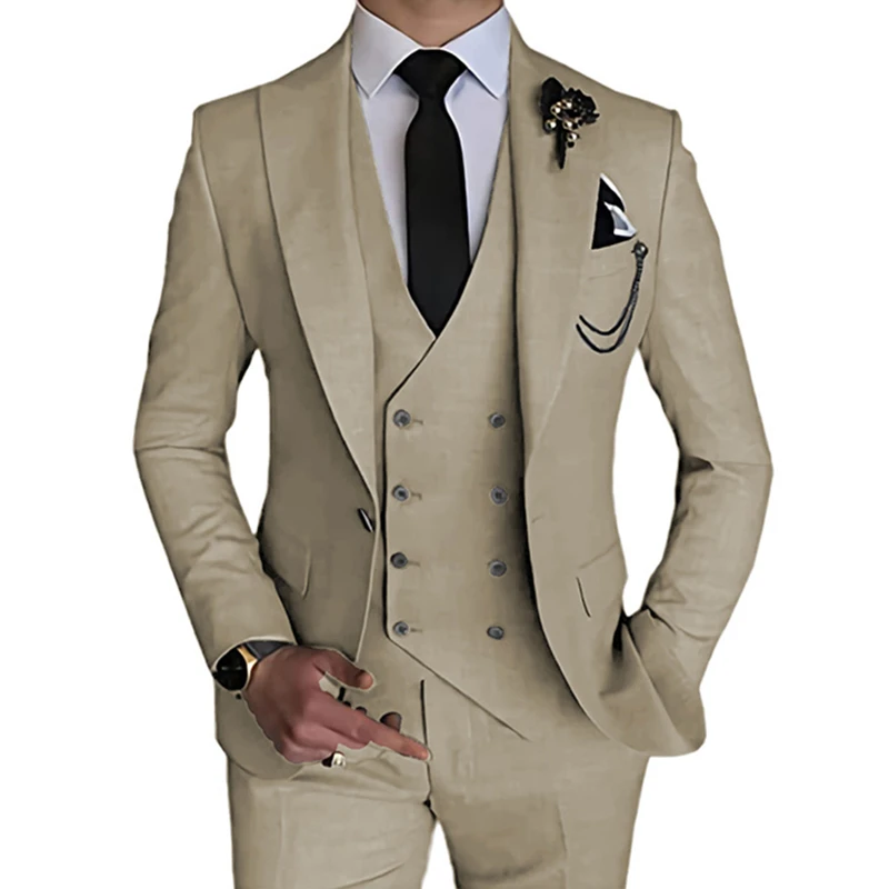 2023 Fashion New Men's Leisure Boutique Business Solid Color Slim Wedding Groom Suit Blazers Jacket Pants Vest 3 Pcs Set Dress
2023 Fashion New Men's Leisure Boutique Business Solid Color Slim Wedding Groom Suit Blazers Jacket Pants Vest 3 Pcs Set Dress