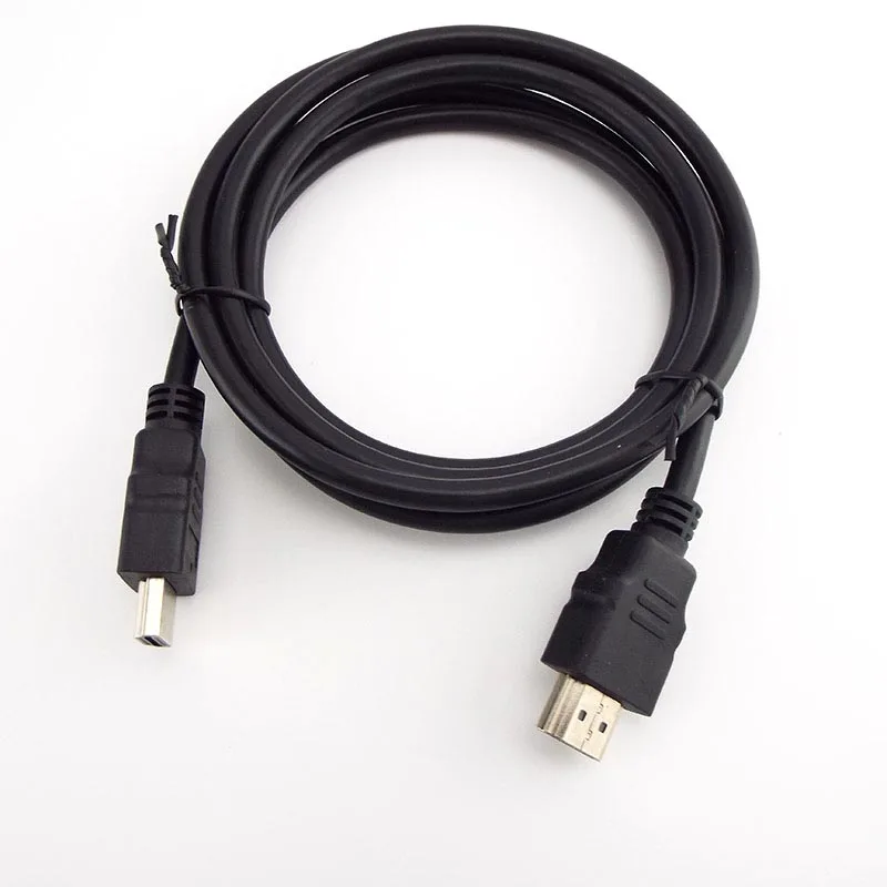1.5M Version 1.4 HDMI-compatible Cable HD 720 1080P Connector Adapter Wire PC TV Black |