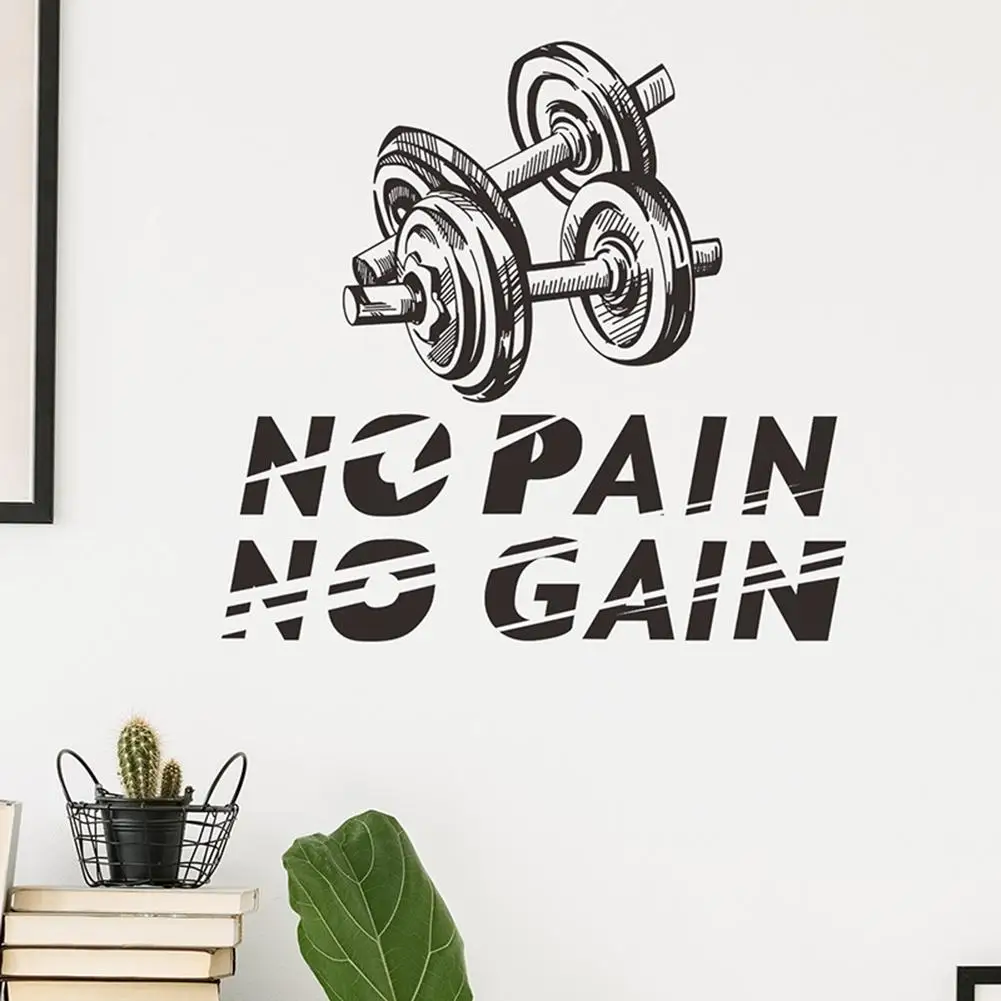 Sports Fitness Slogan Wall Stickers With Barbell Self-adhesive Wallpaper For Bedroom Living Room Gym Home Decoration
Sports Fitness Slogan Wall Stickers With Barbell Self-adhesive Wallpaper For Bedroom Living Room Gym Home Decoration