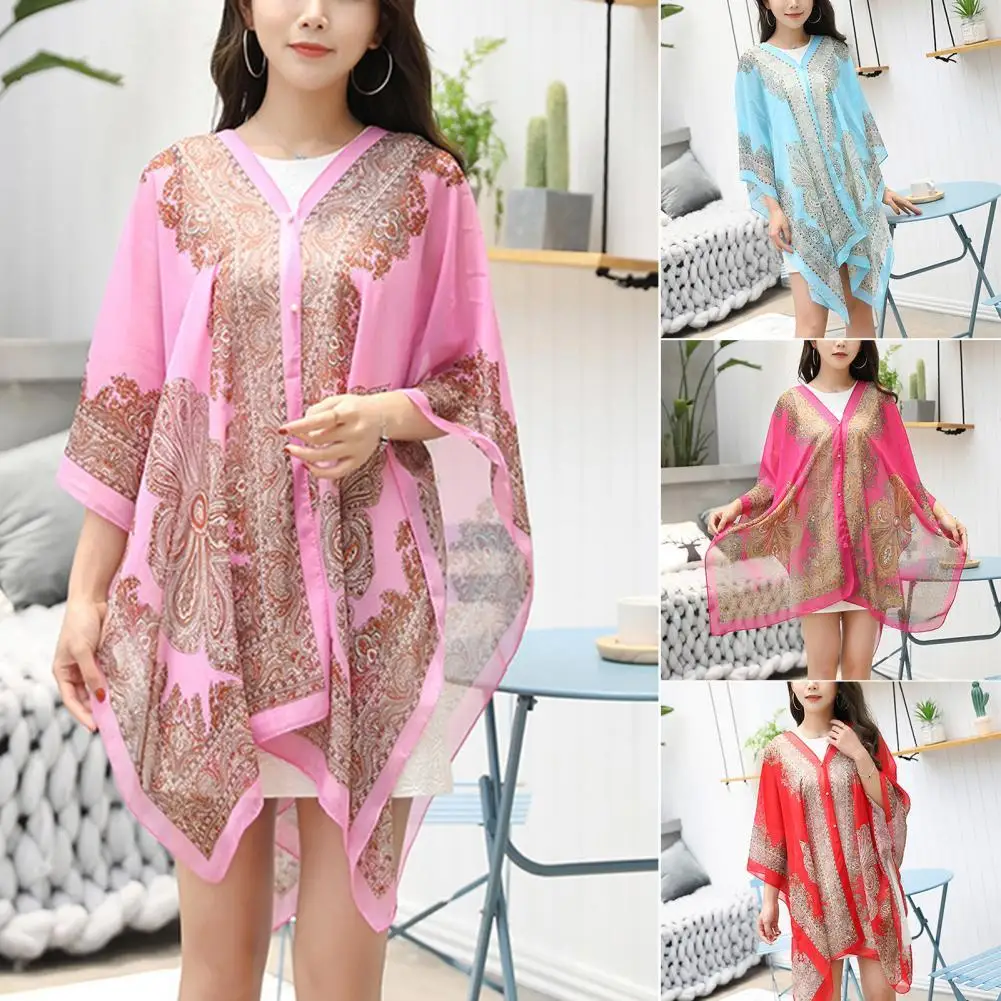 2022 Summer Women Shawl Cashew Print Beach Cardigan Sheer Cover Up Swimwear Sexy Cover Up for Vacation Female Tops
2022 Summer Women Shawl Cashew Print Beach Cardigan Sheer Cover Up Swimwear Sexy Cover Up for Vacation Female Tops