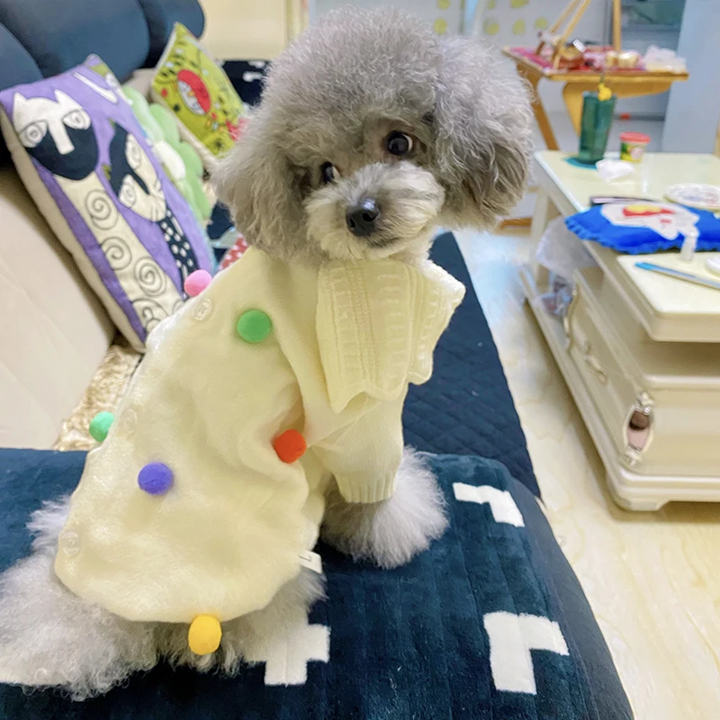 ABQP Popular Lapel Dog Clothes Teddy Winter Clothes Bichon Warm Open Sweater Schnauzer Knit Sweater Puppy Pretty Clothes Outfit
ABQP Popular Lapel Dog Clothes Teddy Winter Clothes Bichon Warm Open Sweater Schnauzer Knit Sweater Puppy Pretty Clothes Outfit